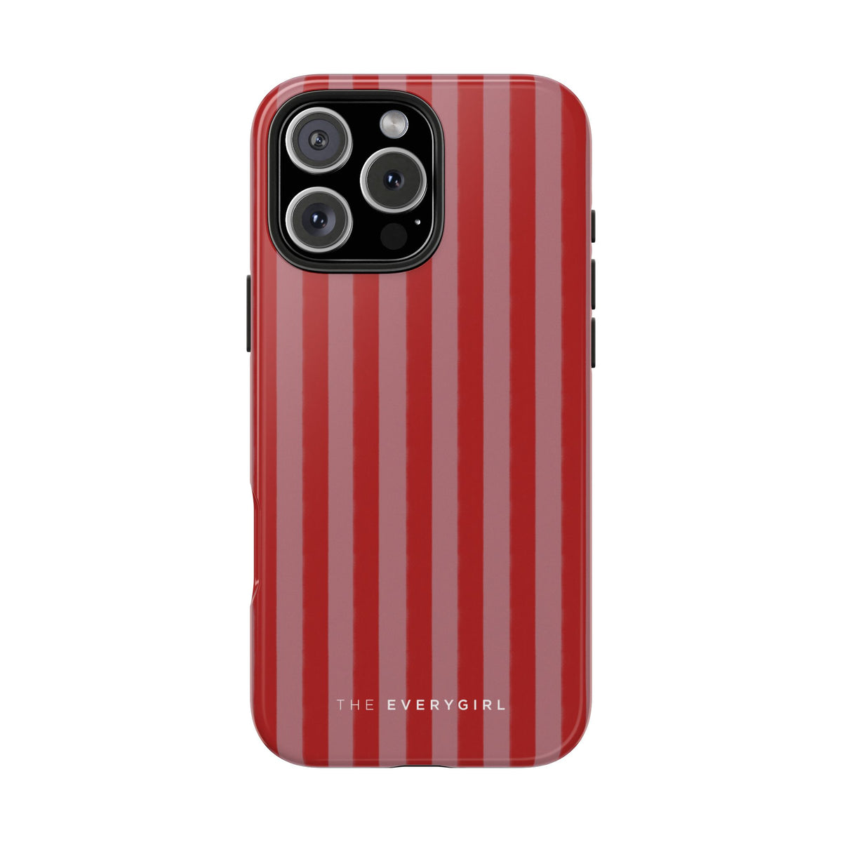 Red & Pink Stripes IPhone Case