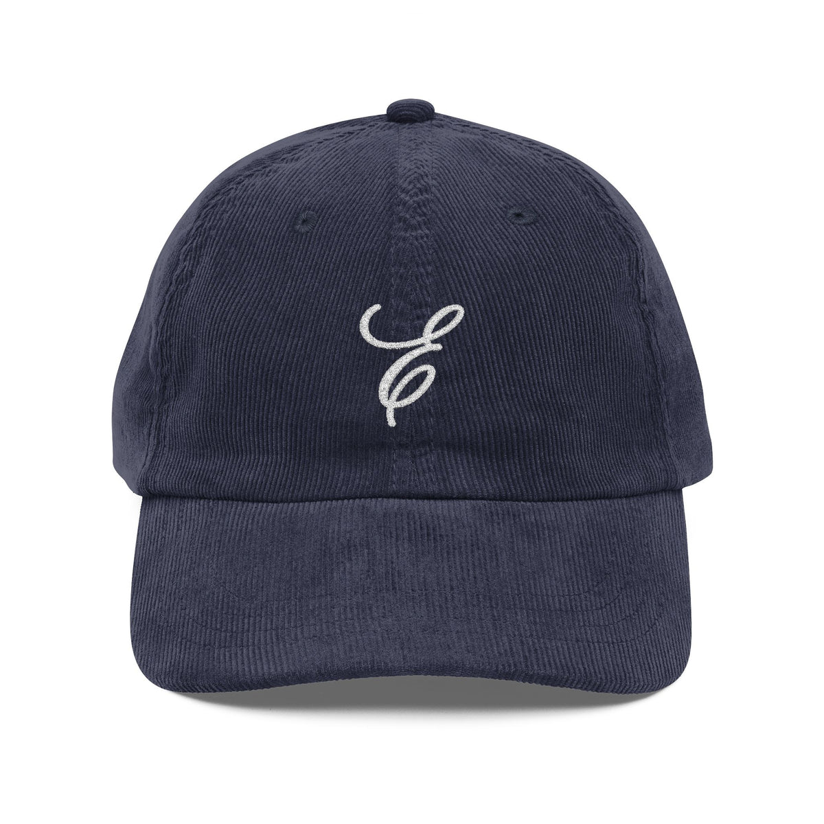 Signature E Vintage Corduroy Cap