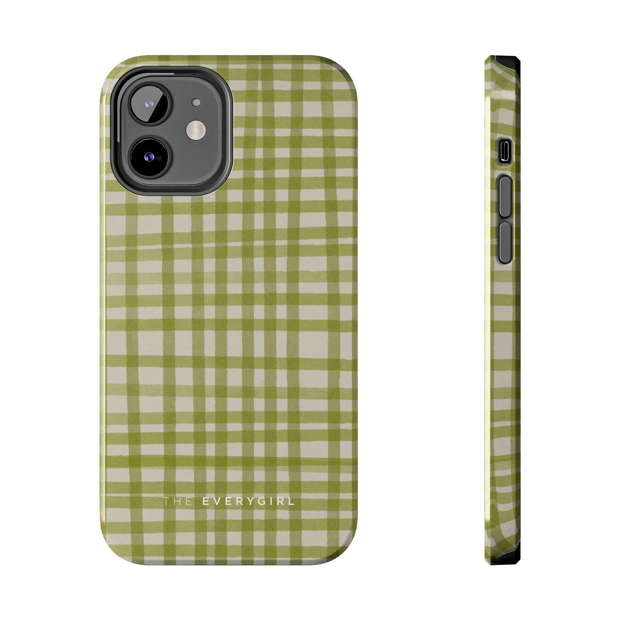 Green Gingham Phone Case