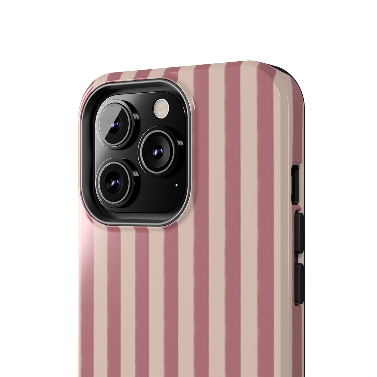 Tone on Tone Pink Stripes IPhone Case