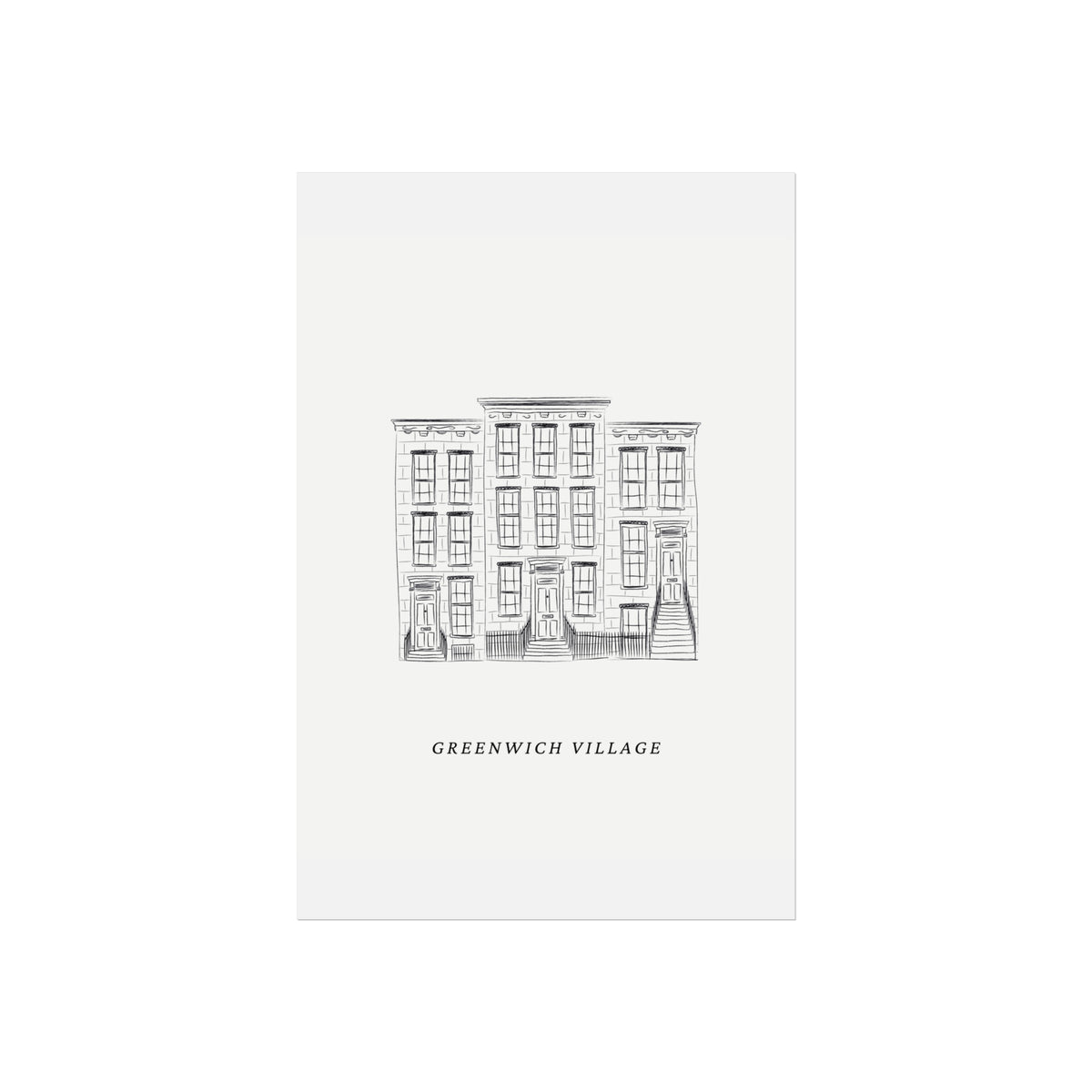 Greenwich Village NYC Print