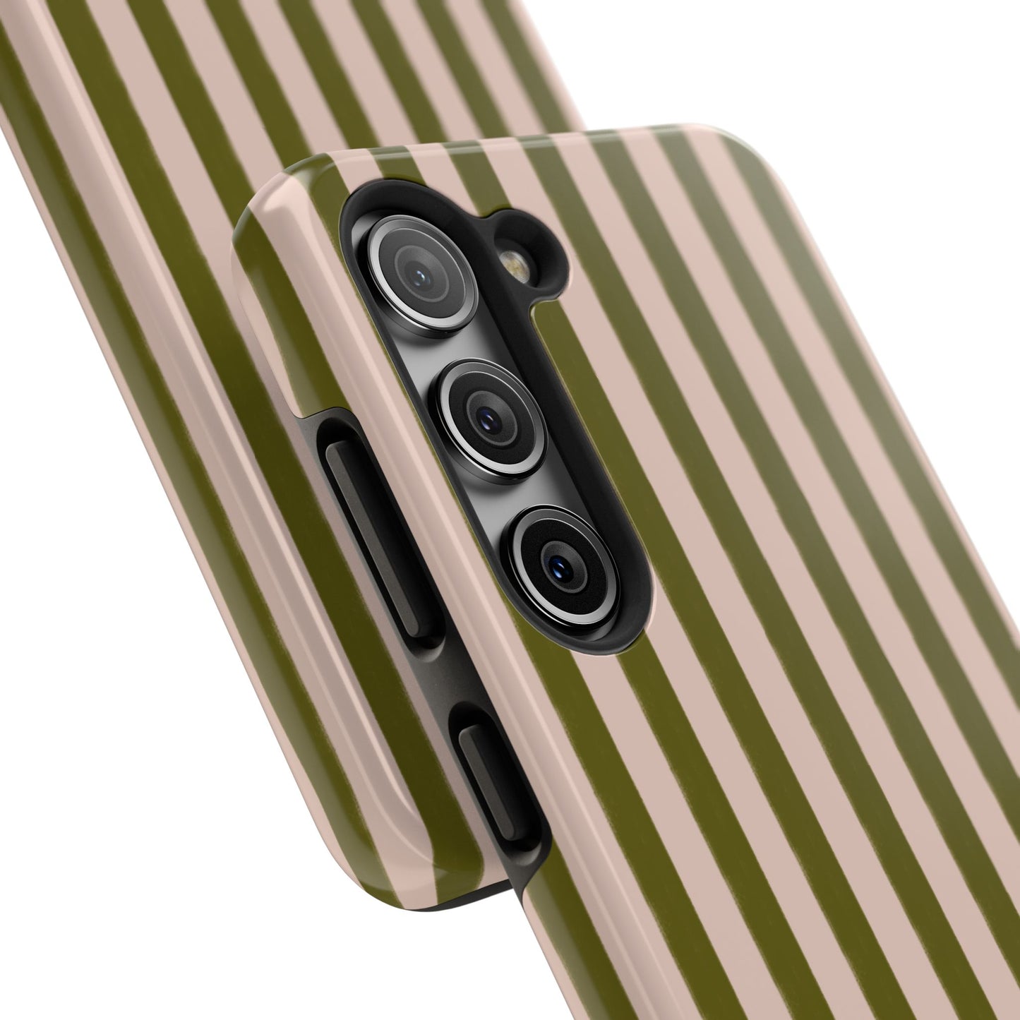 Green & Pink Stripes IPhone Case