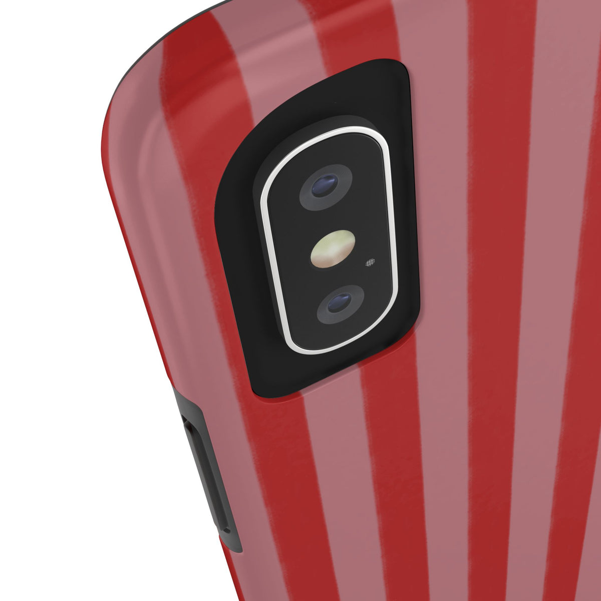 Red & Pink Stripes IPhone Case