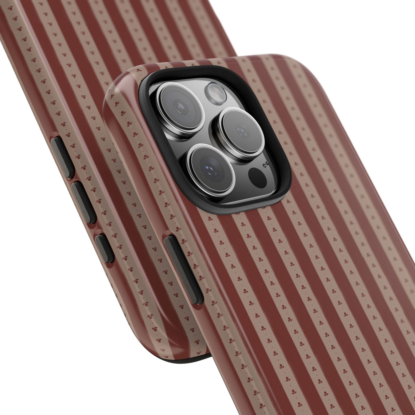 Muted Red Stripe IPhone Case