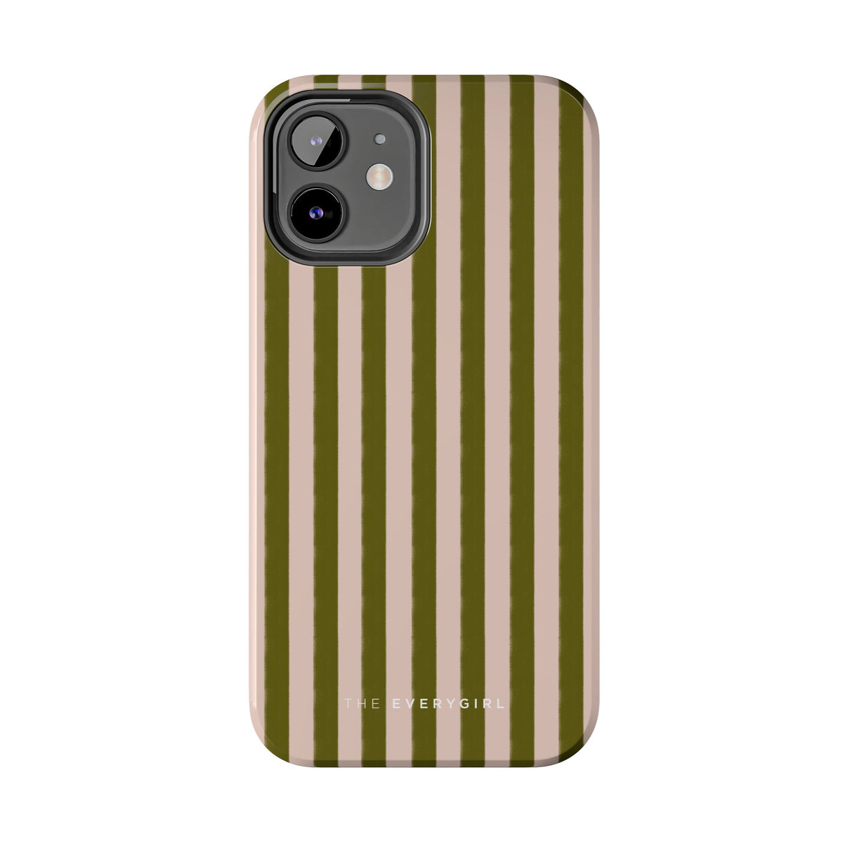 Green & Pink Stripes IPhone Case