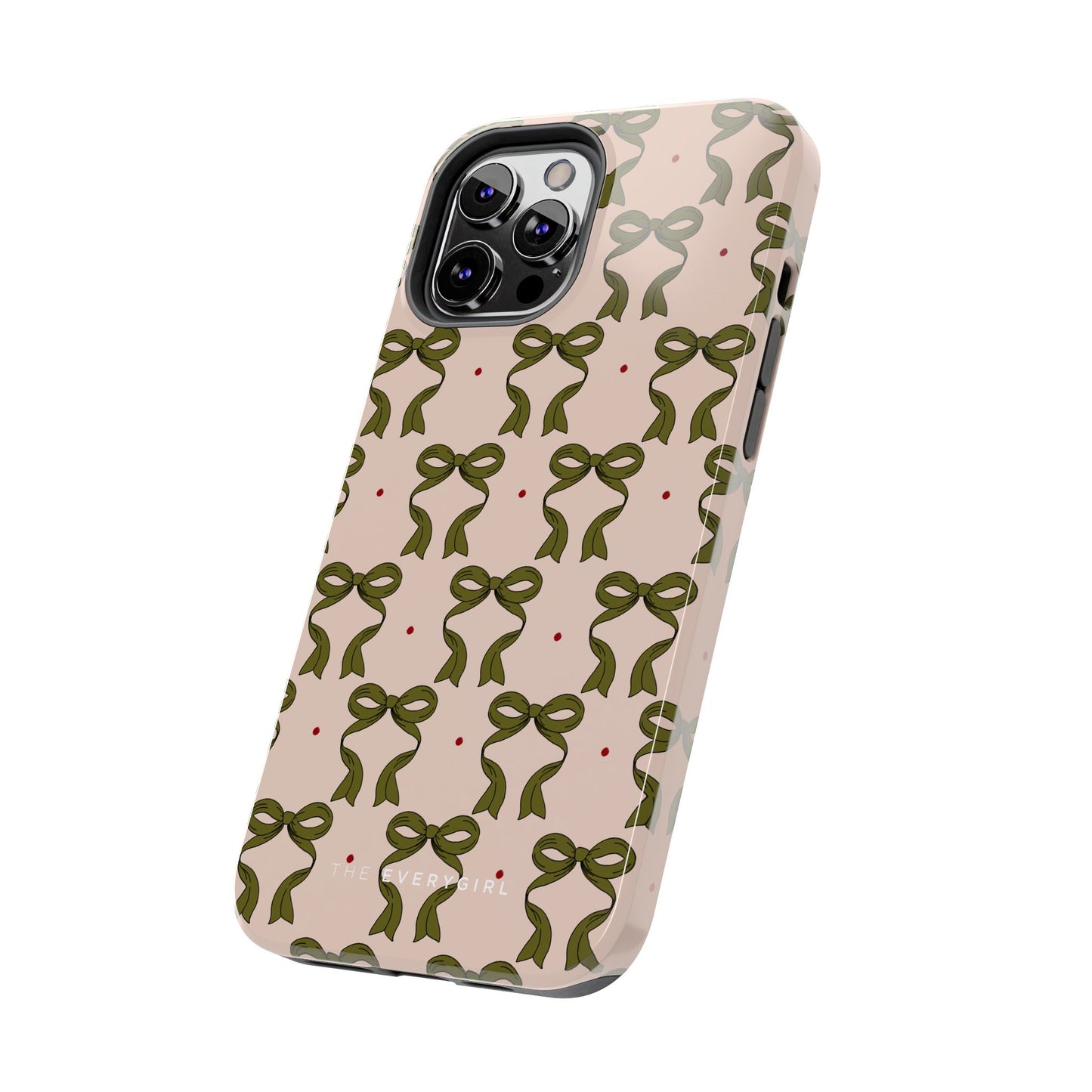 Pink & Green Bows IPhone Case