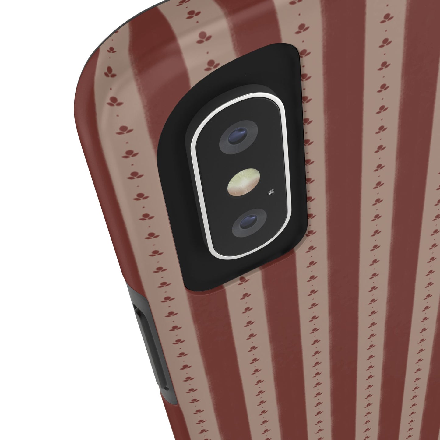 Muted Red Stripe IPhone Case