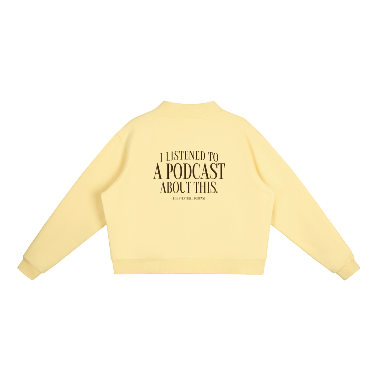 Podcast Fleece Mockneck Crew