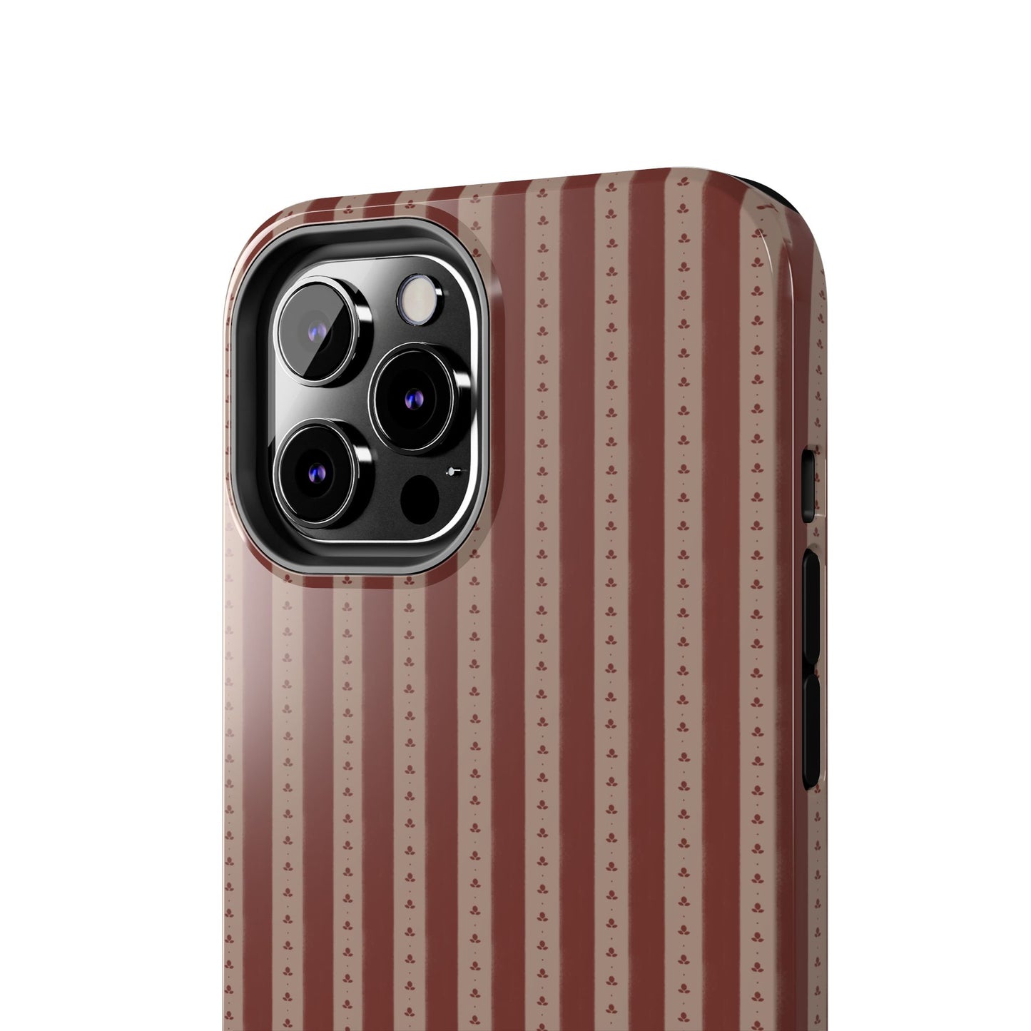 Muted Red Stripe IPhone Case