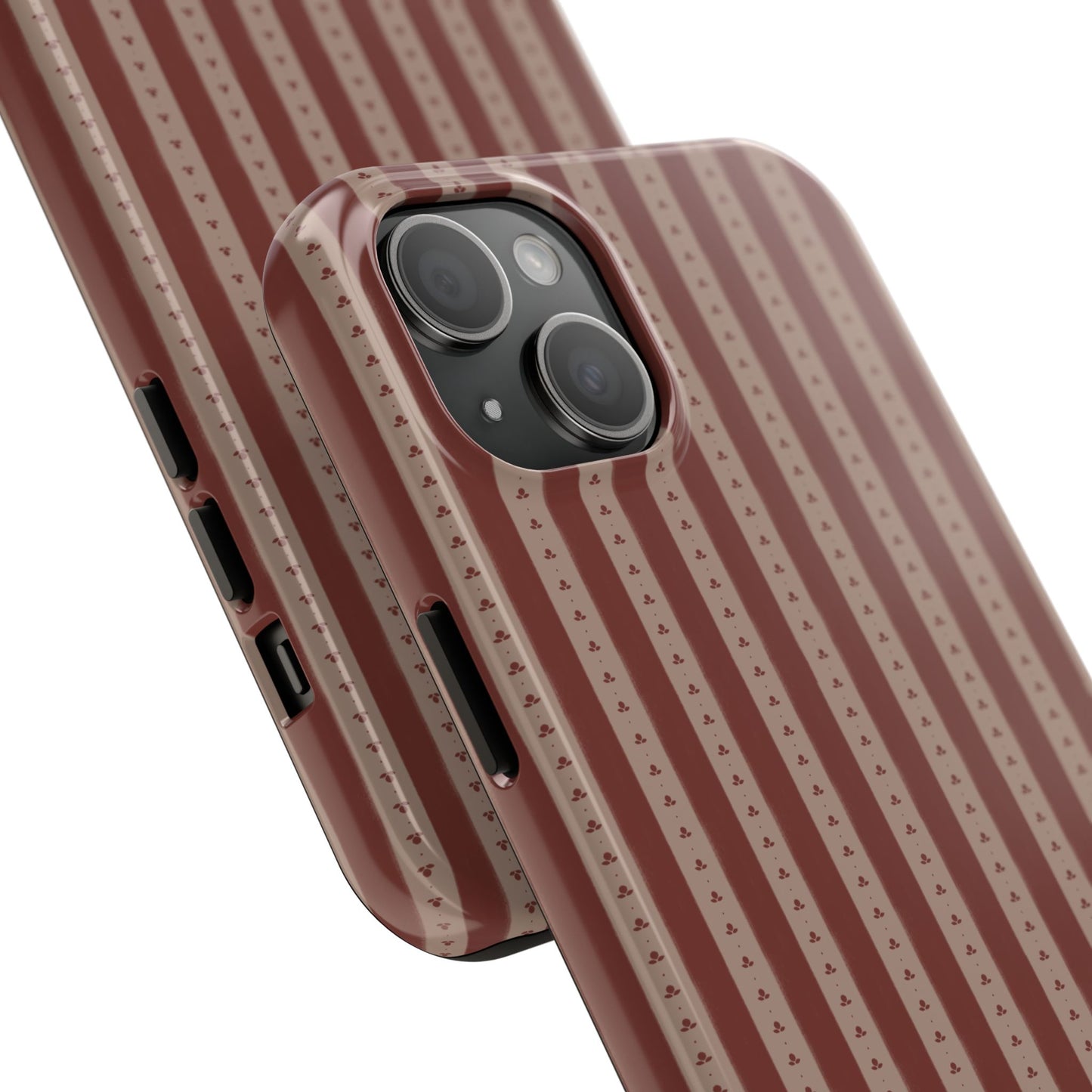 Muted Red Stripe IPhone Case