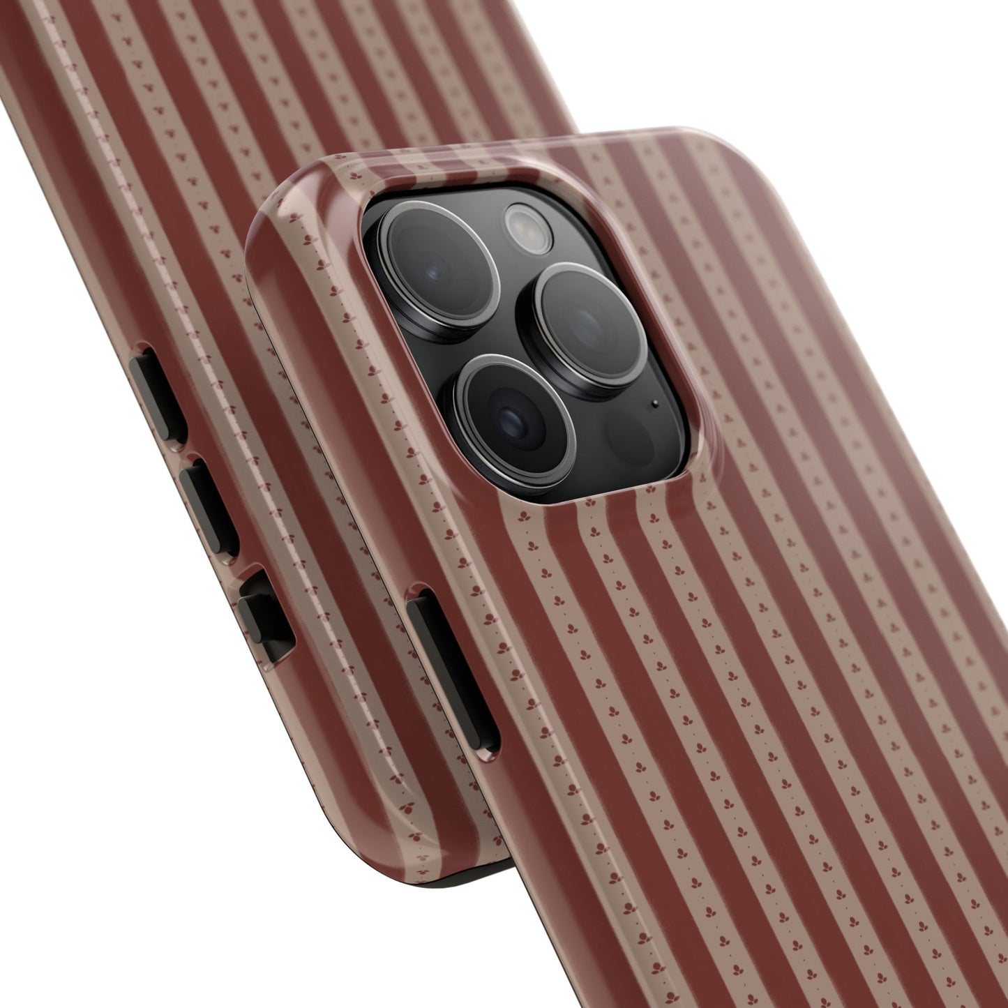 Muted Red Stripe IPhone Case