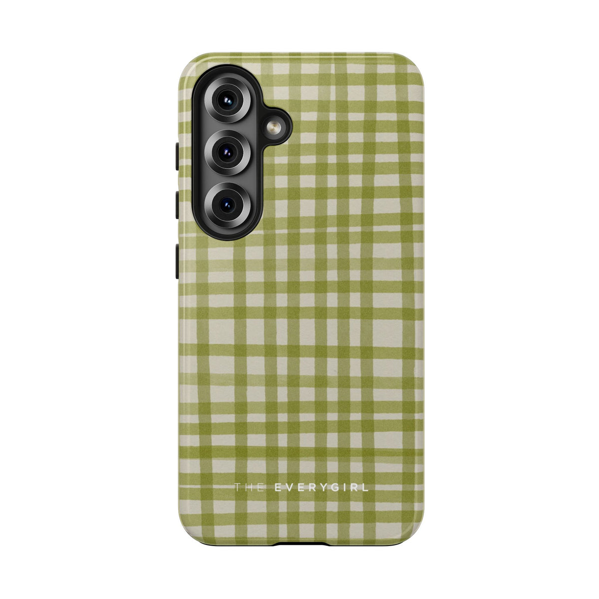 Green Gingham Phone Case