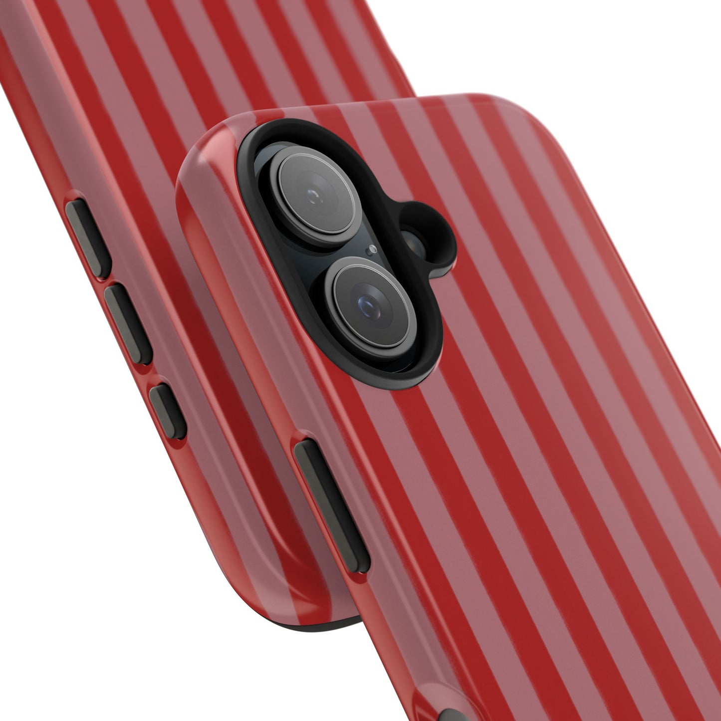 Red & Pink Stripes IPhone Case