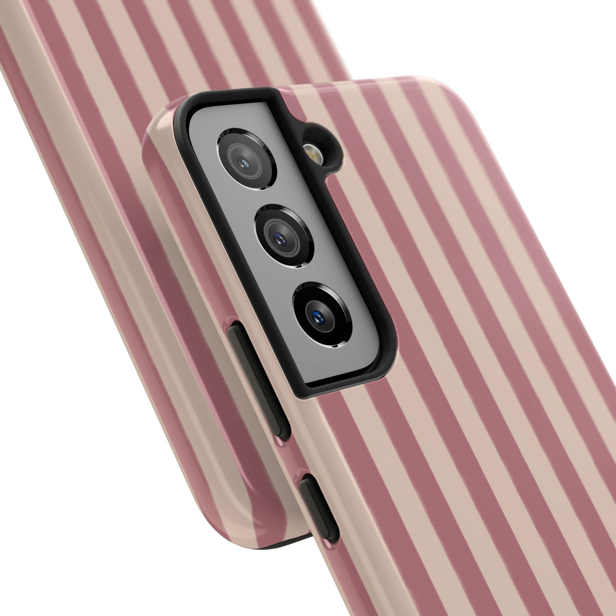 Tone on Tone Pink Stripes IPhone Case