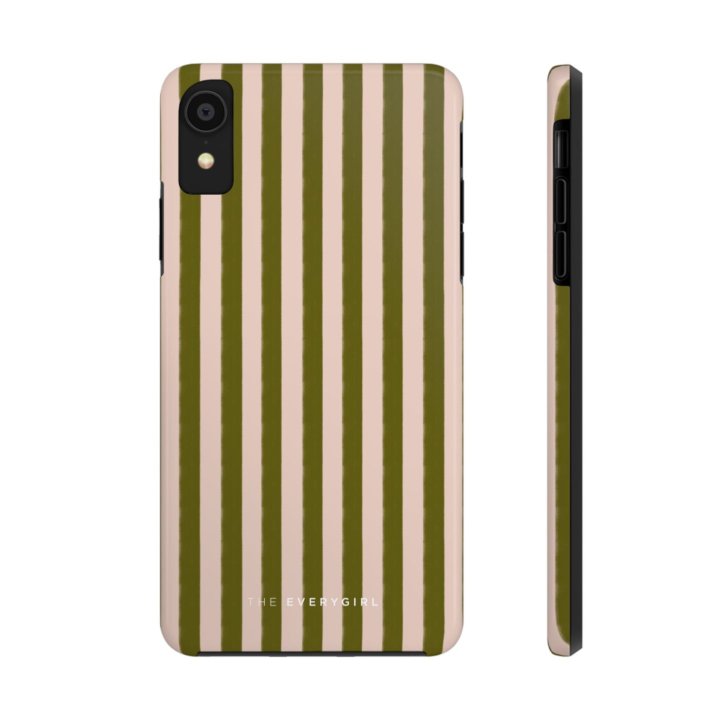 Green & Pink Stripes IPhone Case