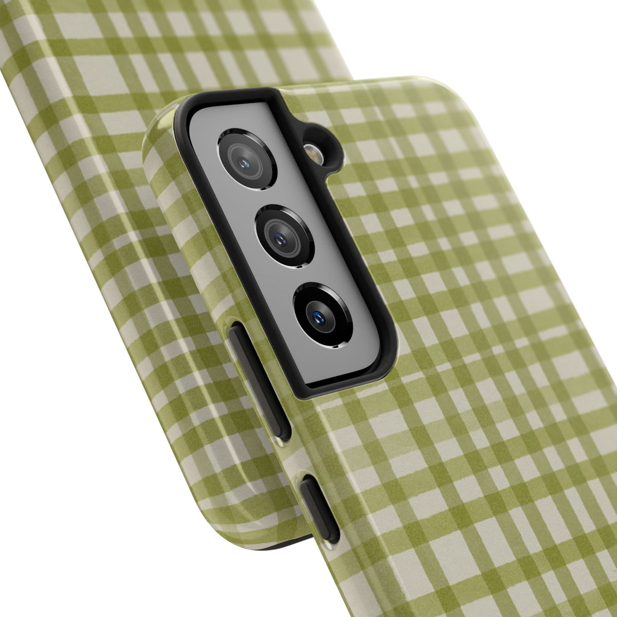 Green Gingham Phone Case