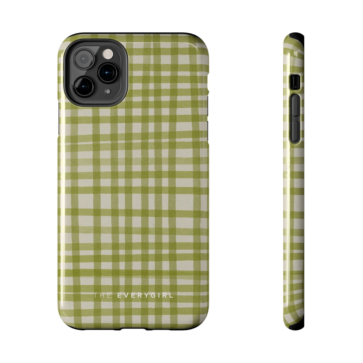 Green Gingham Phone Case