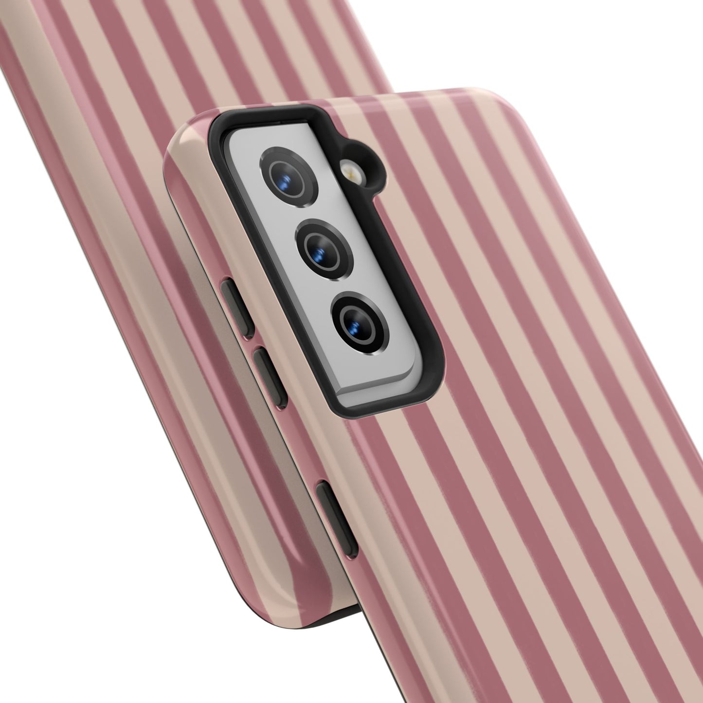 Tone on Tone Pink Stripes IPhone Case