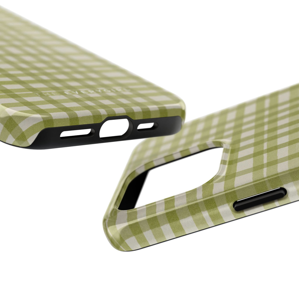 Green Gingham Phone Case