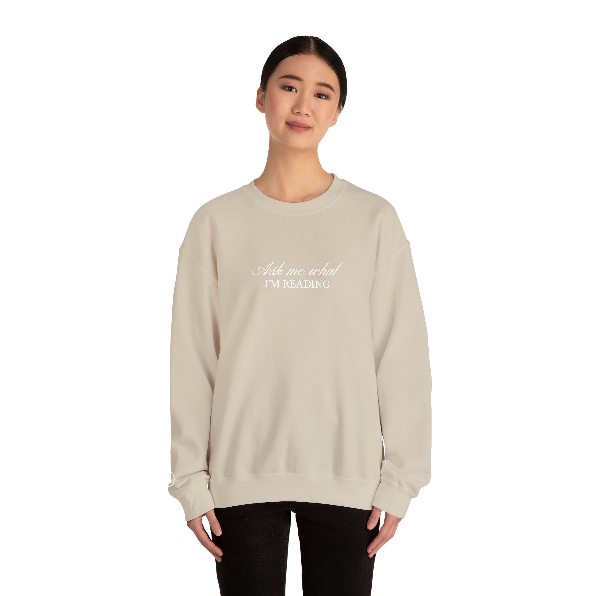 Ask Me What I’m Reading Crewneck