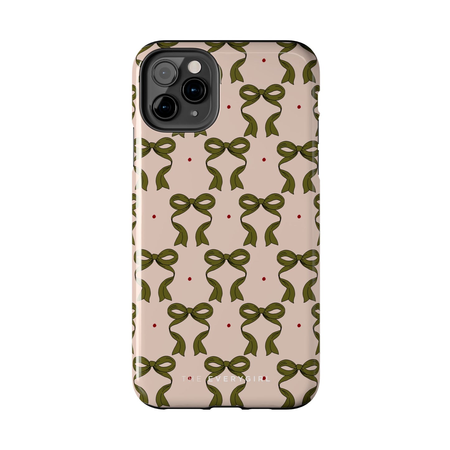 Pink & Green Bows IPhone Case