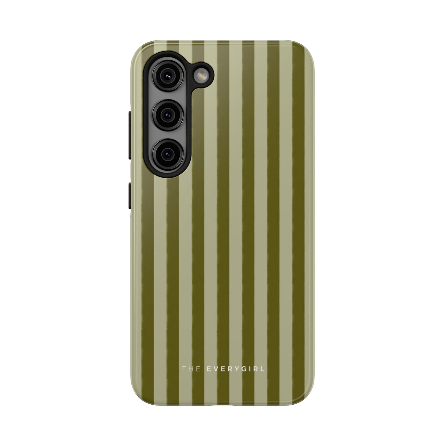 Tone on Tone Green Stripes IPhone Case