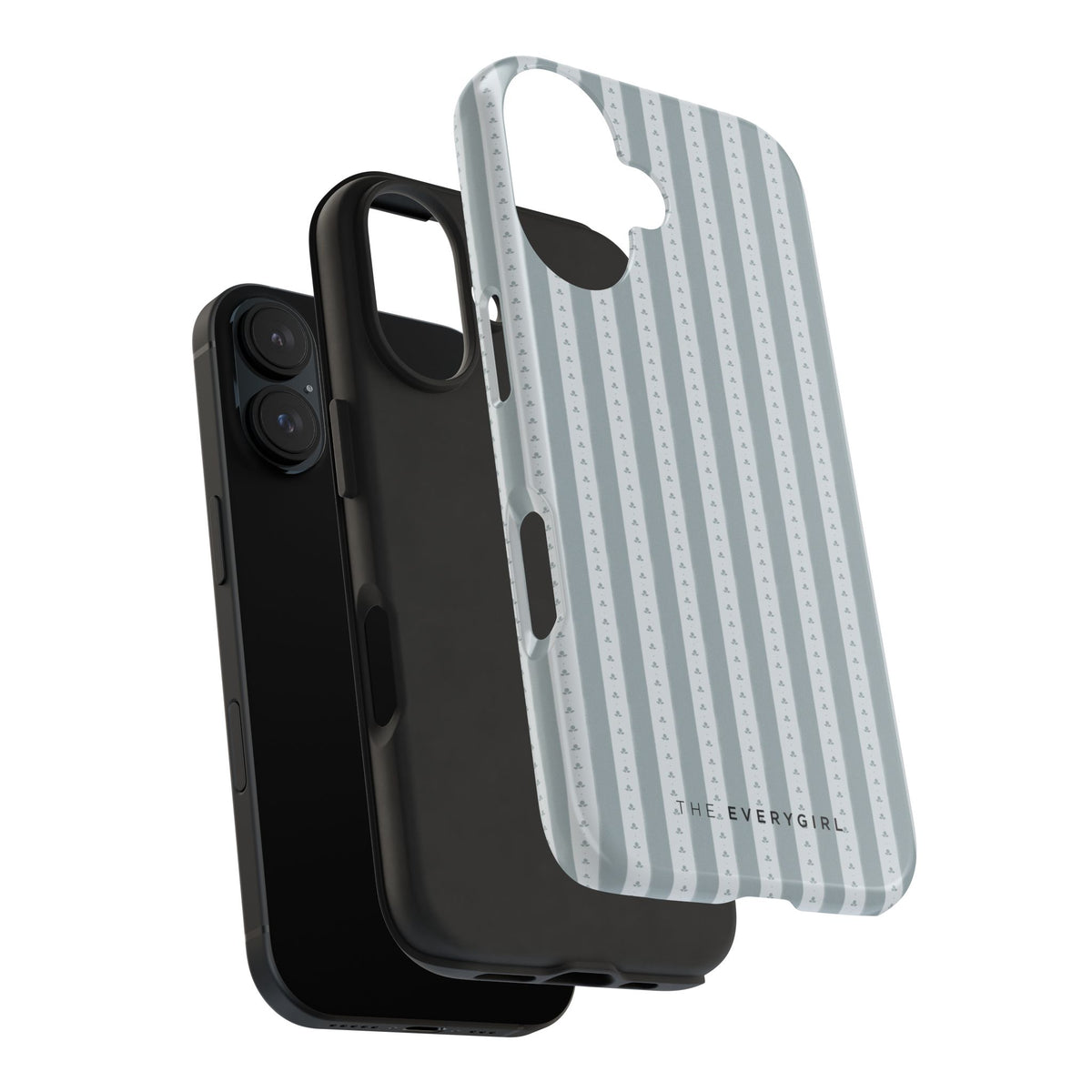 Muted Blue Stripe IPhone Case