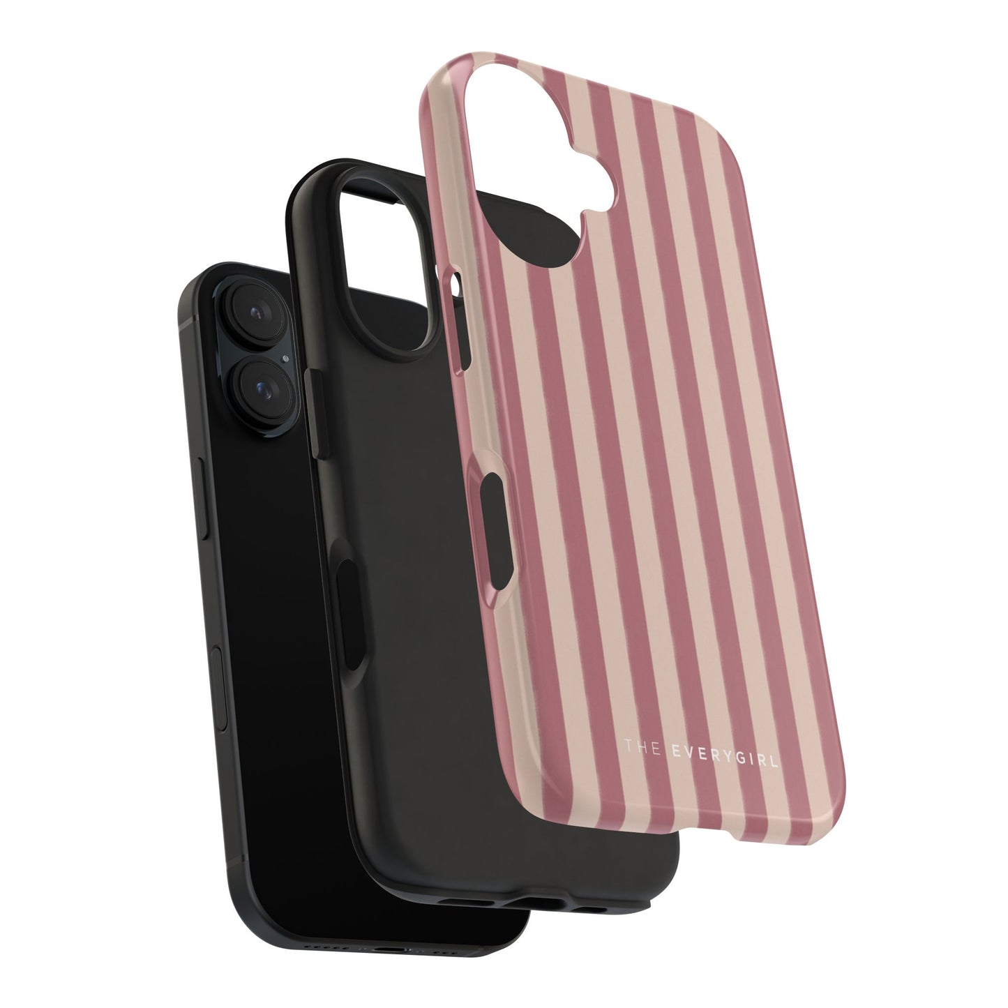 Tone on Tone Pink Stripes IPhone Case