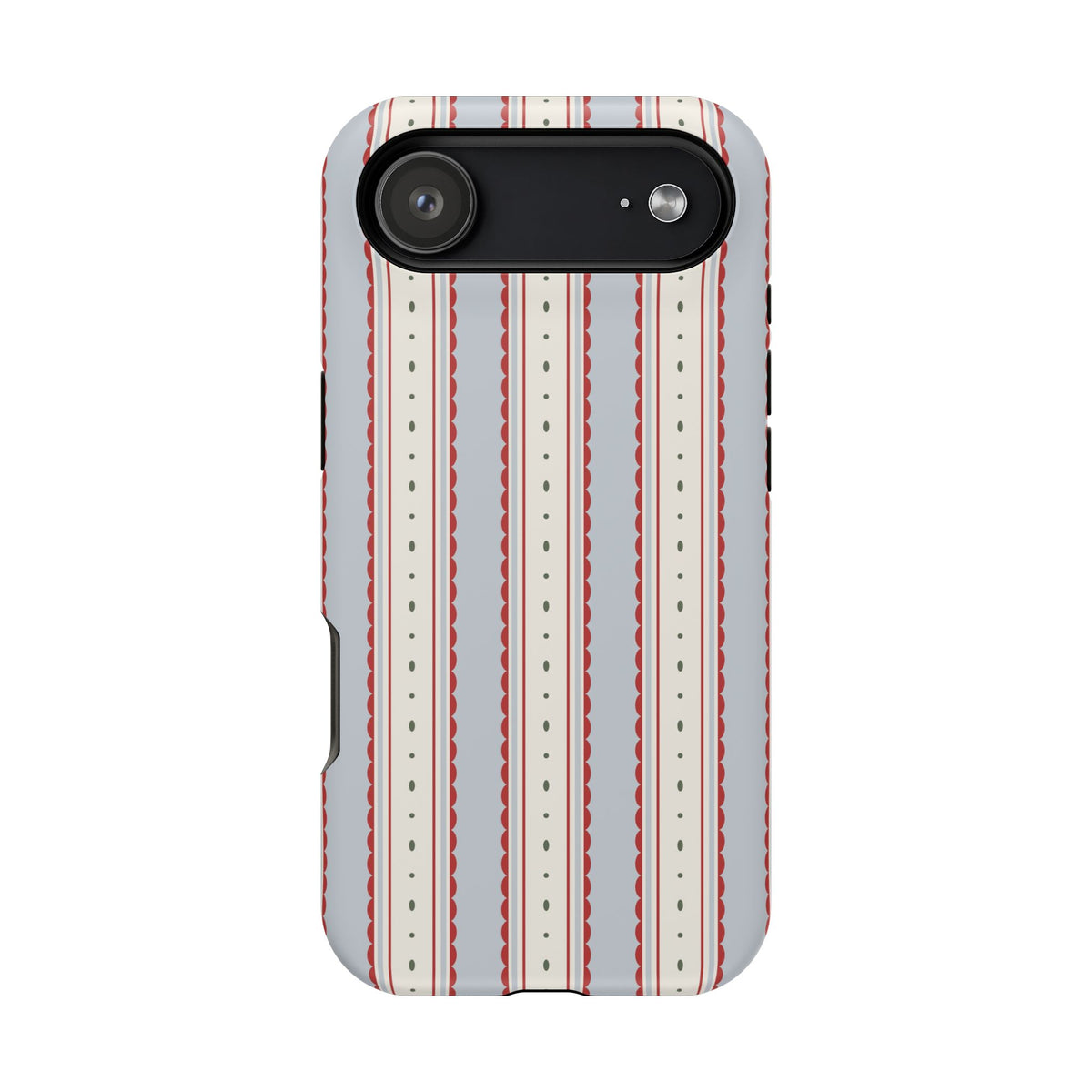 Blue Scalloped Lines Phone Case