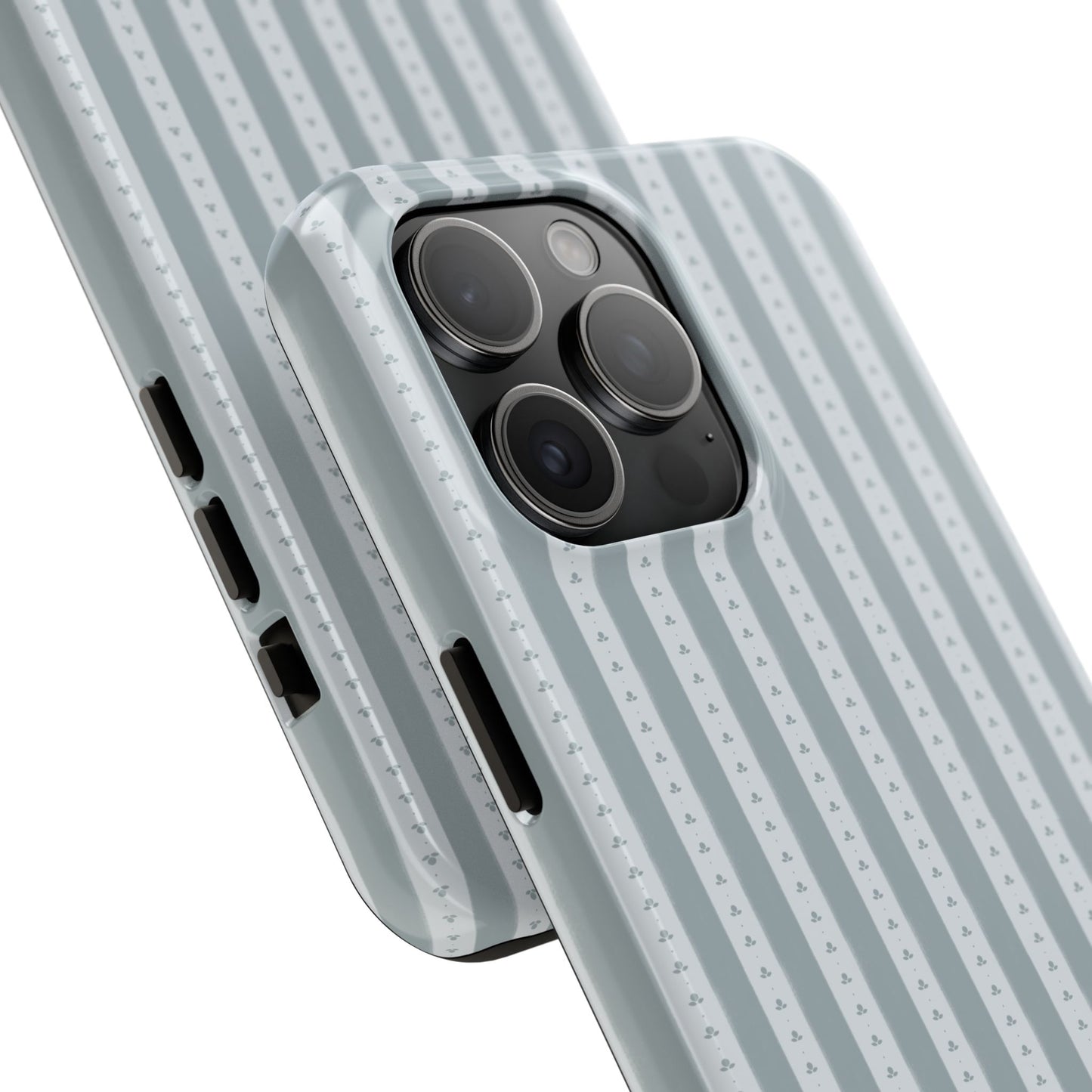 Muted Blue Stripe IPhone Case