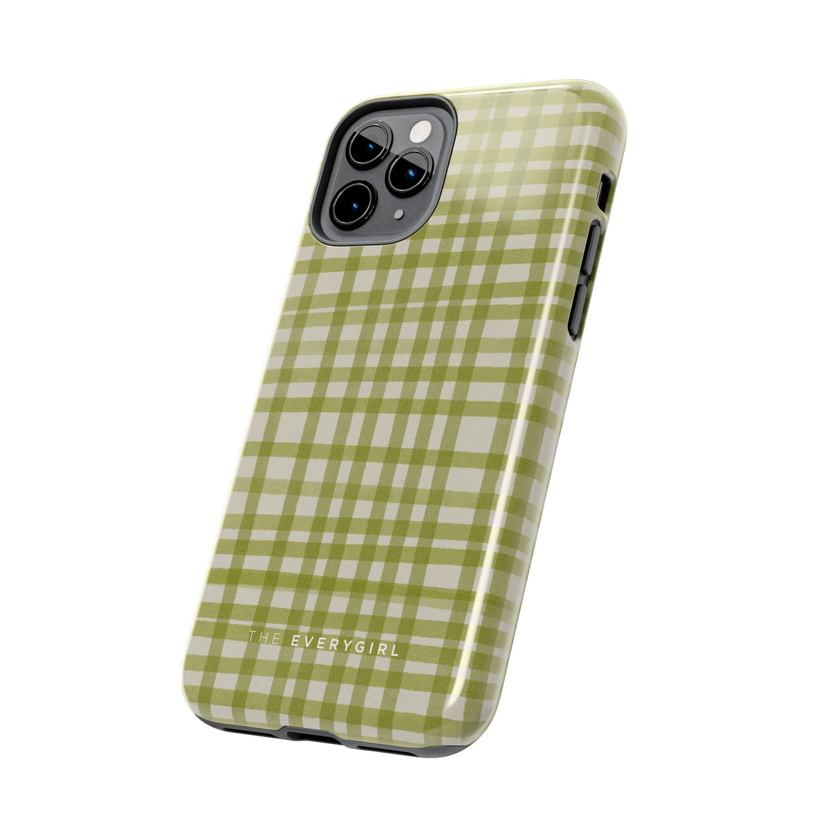 Green Gingham Phone Case