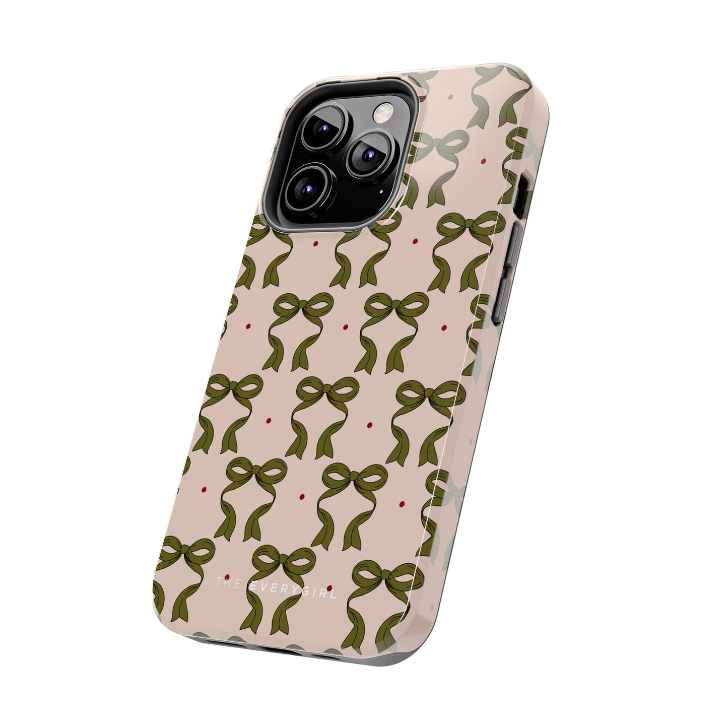 Pink & Green Bows IPhone Case