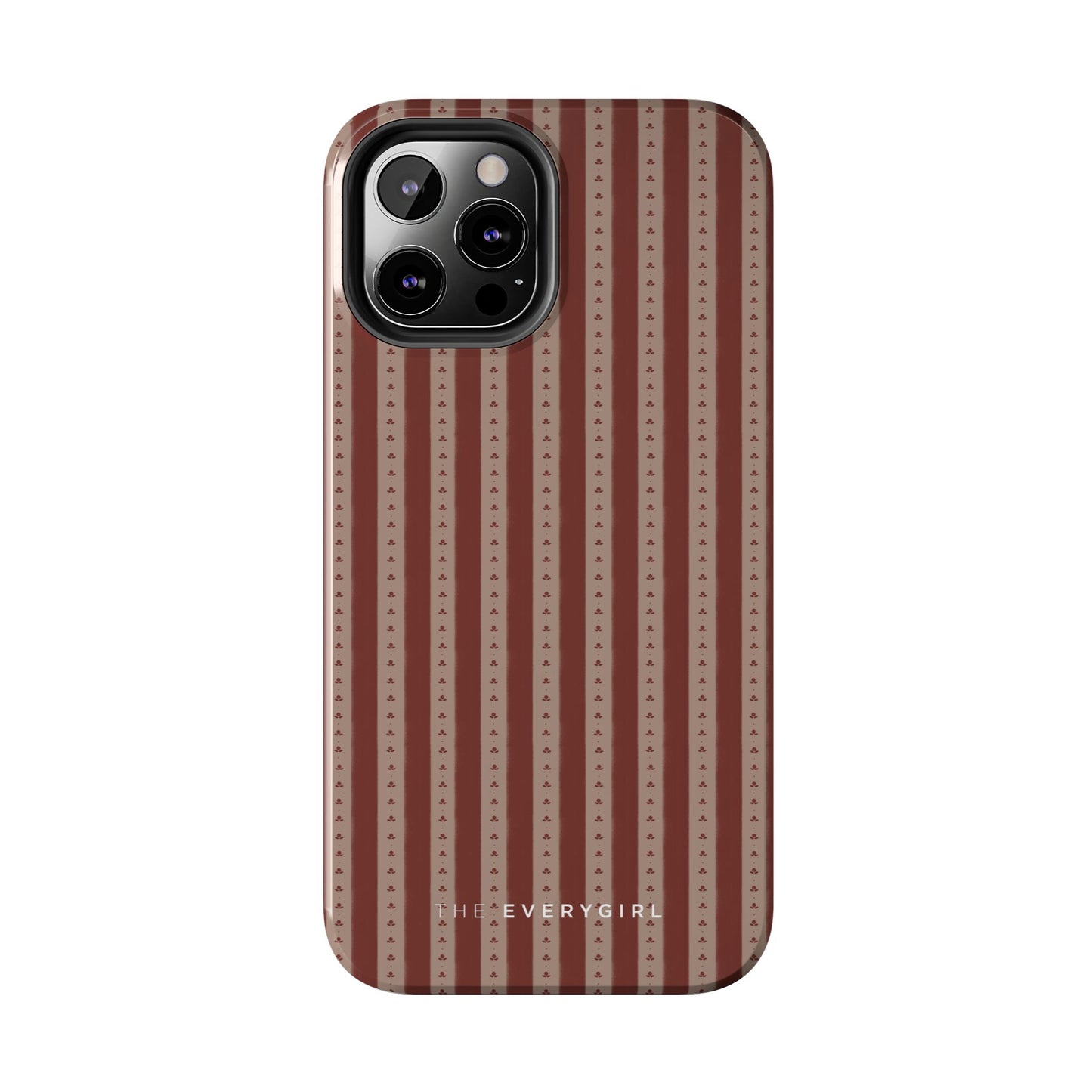 Muted Red Stripe IPhone Case