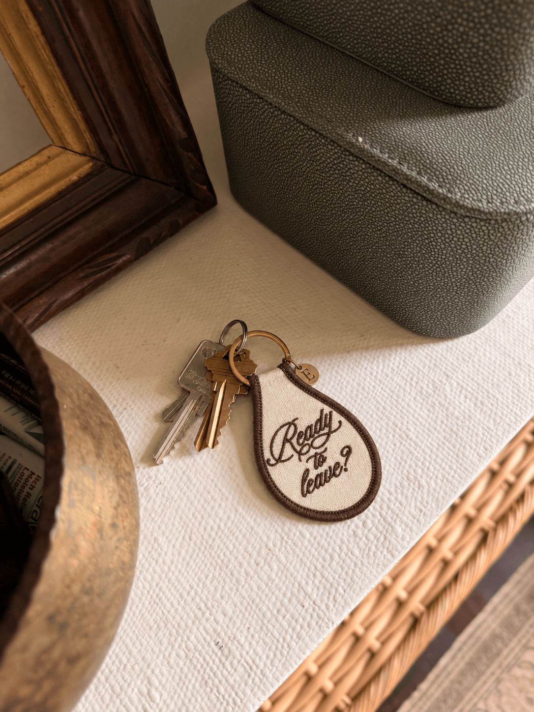 Ready to Leave? Keychain