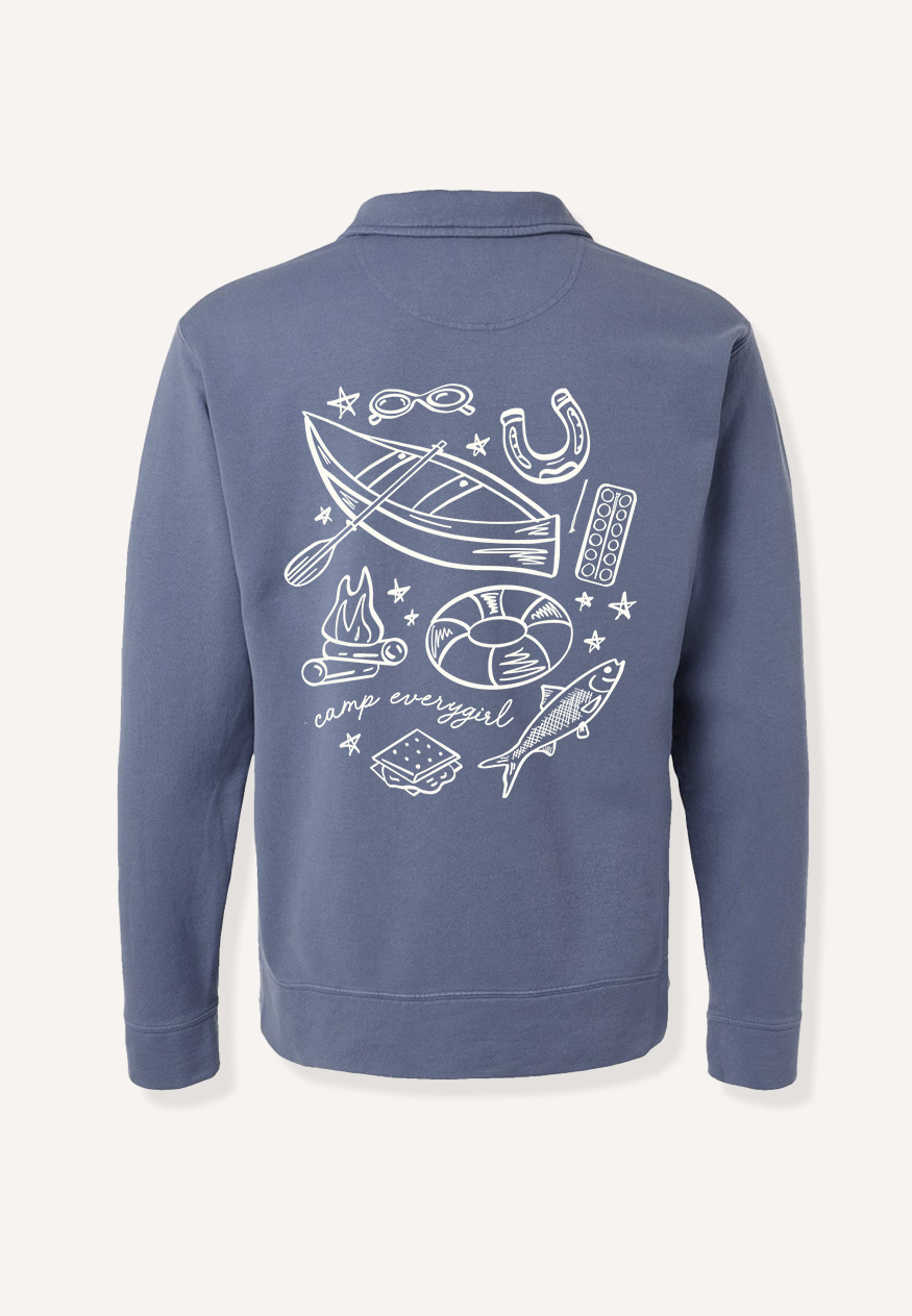 Book Club Collared Sweatshirt