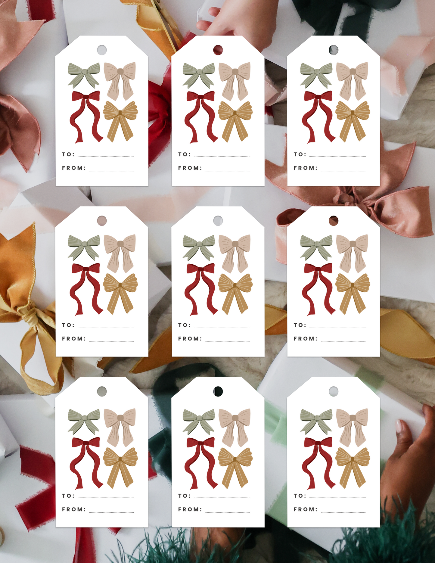 Holiday Gift Tag Printables