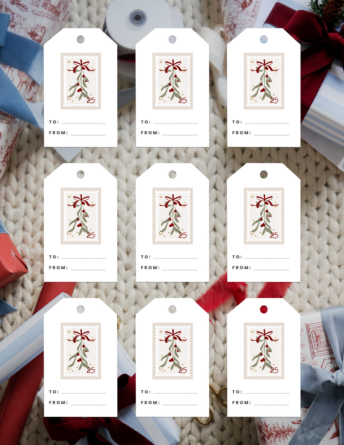 Holiday Gift Tag Printables