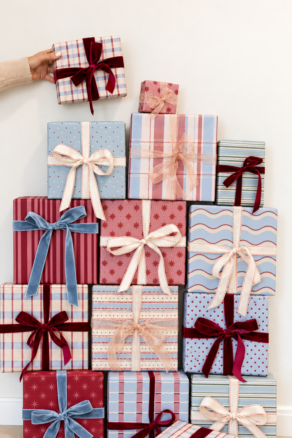 Preppy Stripe Wrapping Paper