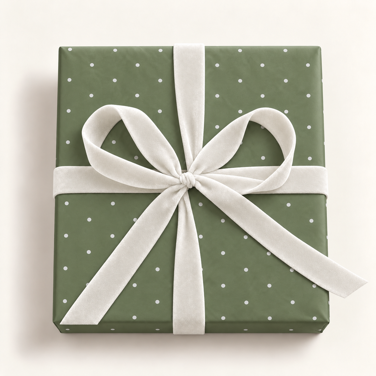 Tiny Green Dots Wrapping Paper
