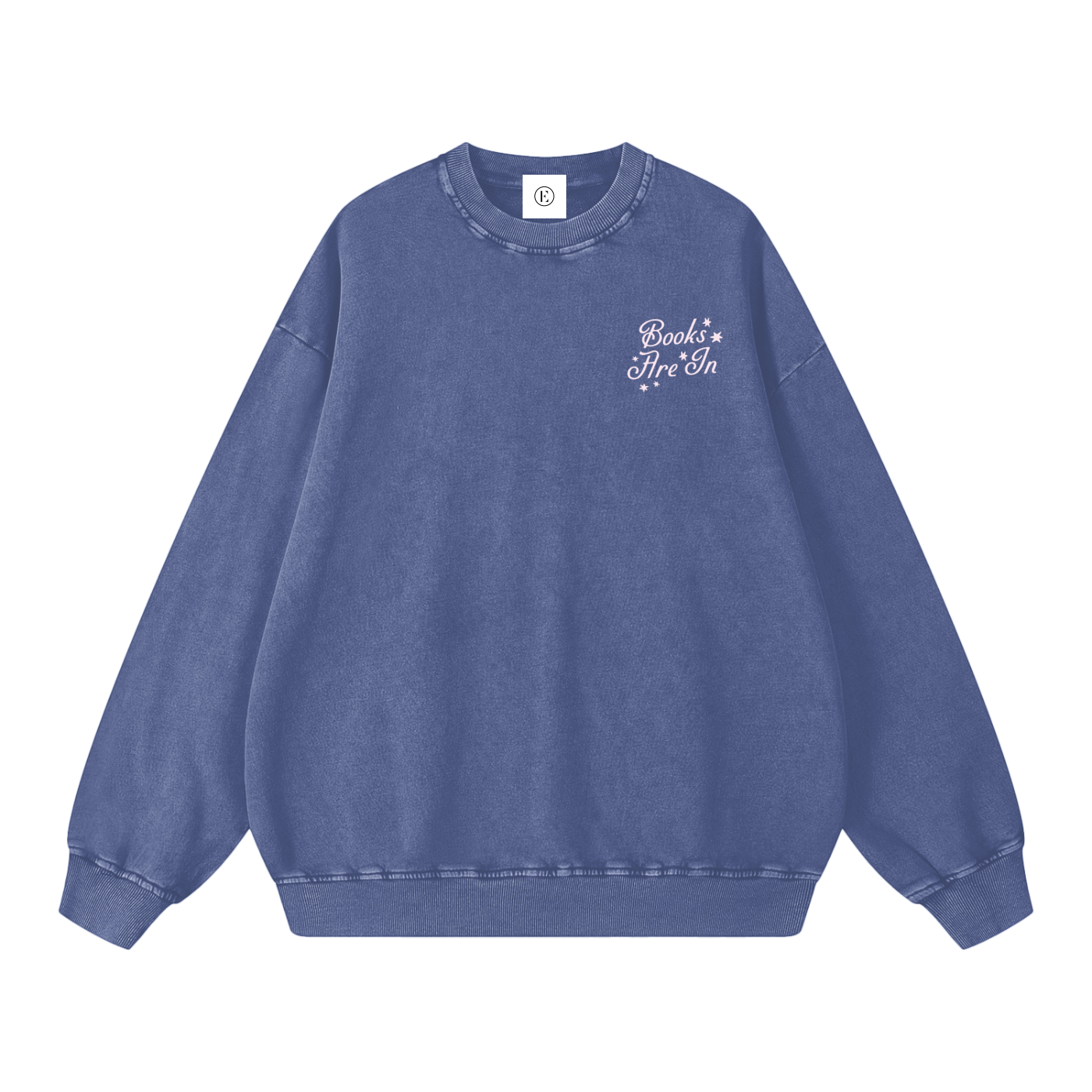 Blue Everyone Reads Oversized Sweatshirt