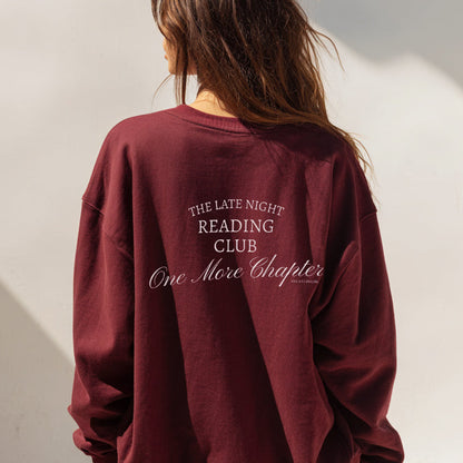 Late Night Reading Club Crewneck