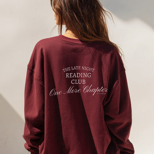 Late Night Reading Club Crewneck