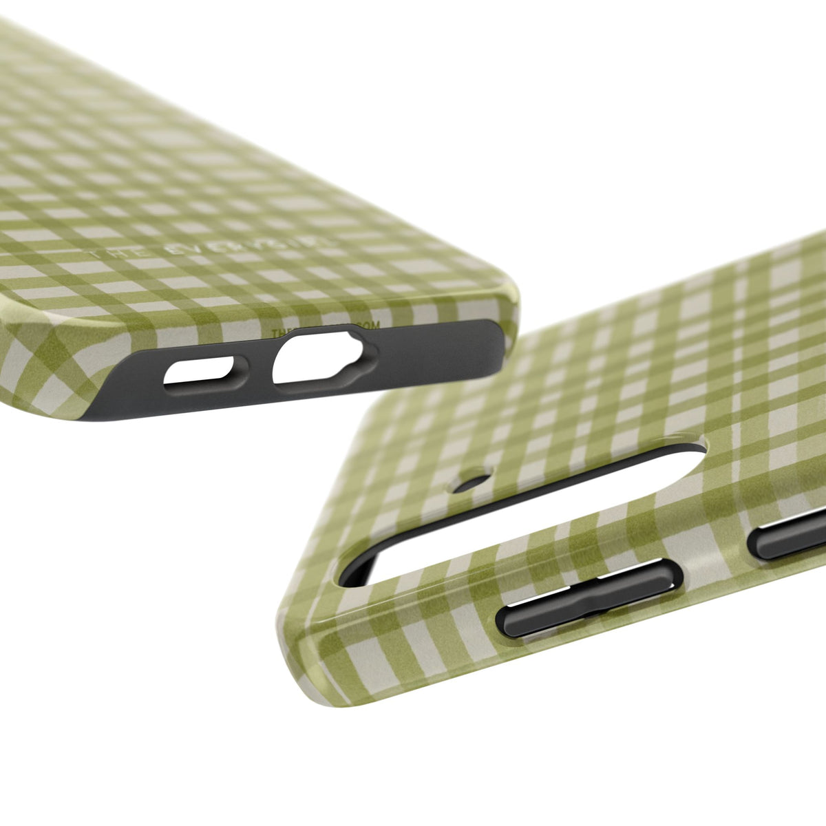 Green Gingham Phone Case