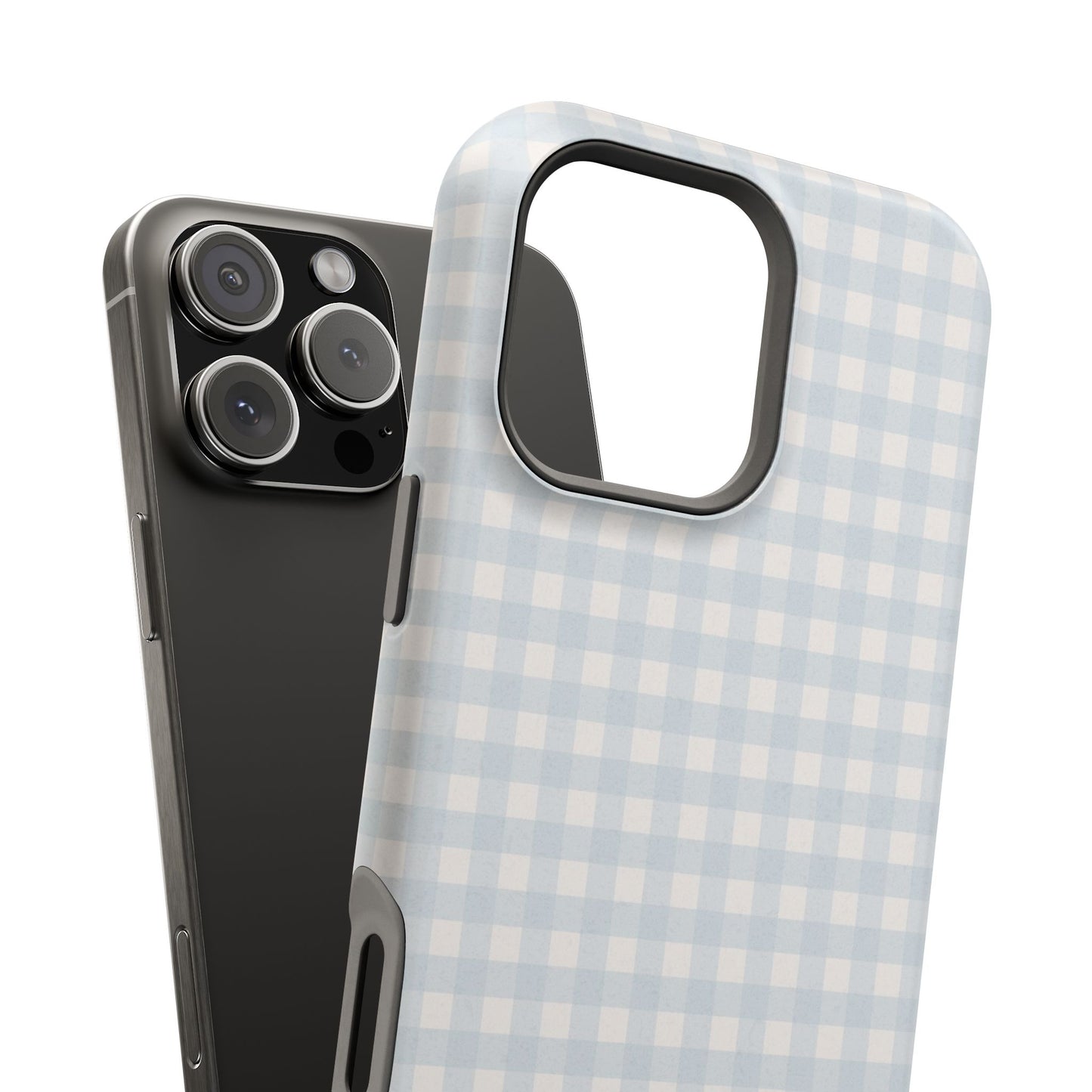 Nancy Meyers Inspired Blue Gingham Phone Case