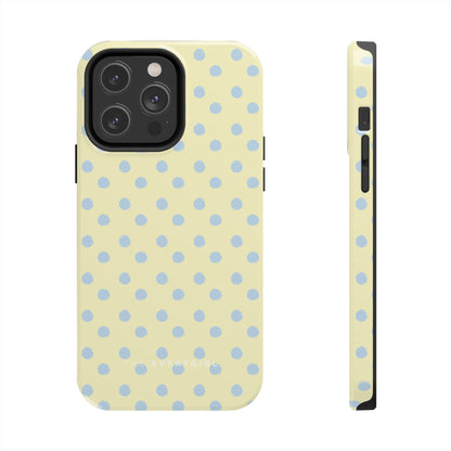 Third Coast – Yellow & Blue Polka Dots Phone Case