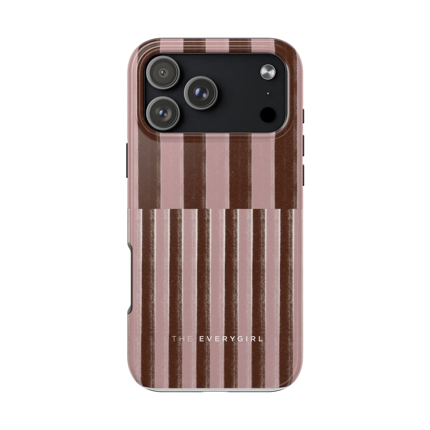 February Pink and Brown Phone Case
