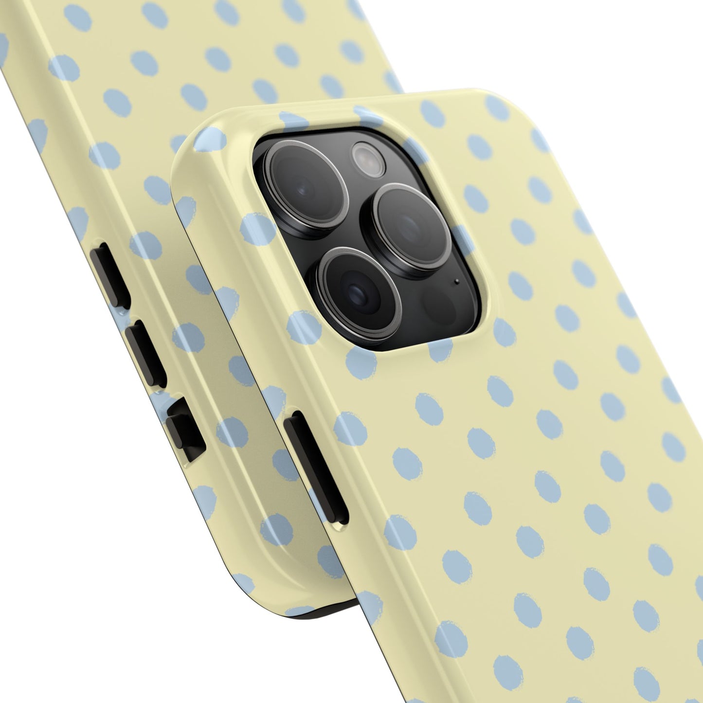 Third Coast – Yellow & Blue Polka Dots Phone Case