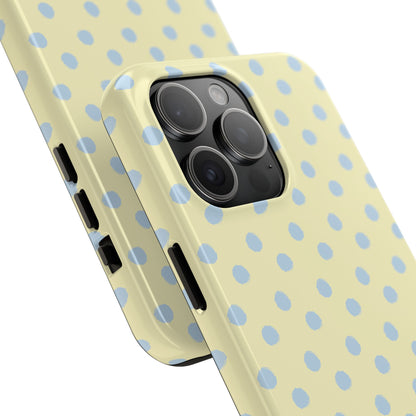 Third Coast – Yellow & Blue Polka Dots Phone Case