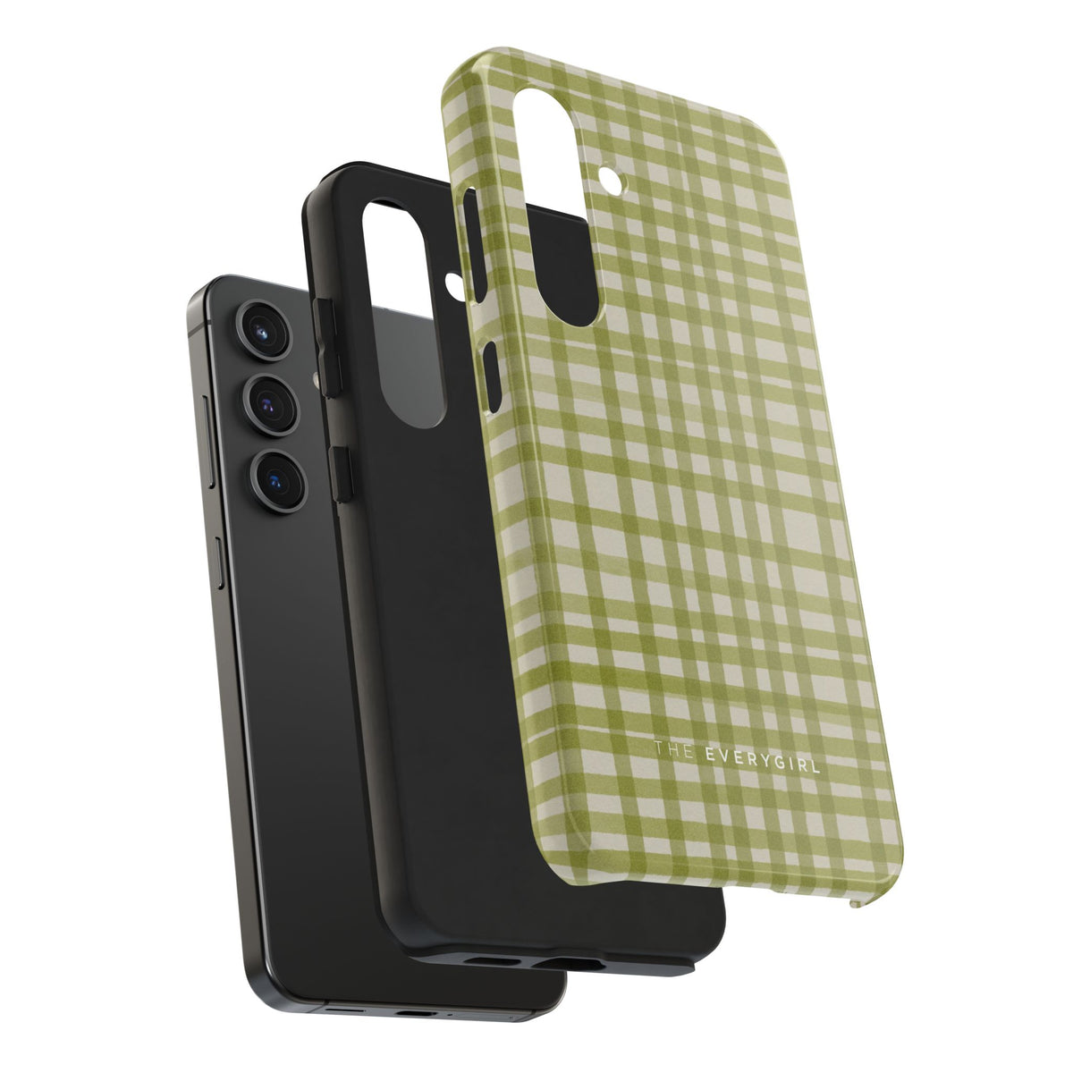 Green Gingham Phone Case
