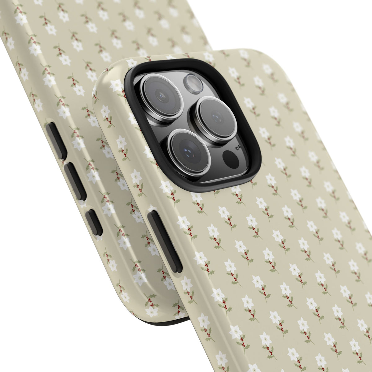 Neutral Tiny Flowers IPhone Case